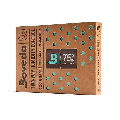 Boveda 75% Rh 2-way Humidity Control | Size 320 For Up To 100 Cigars | 1-count