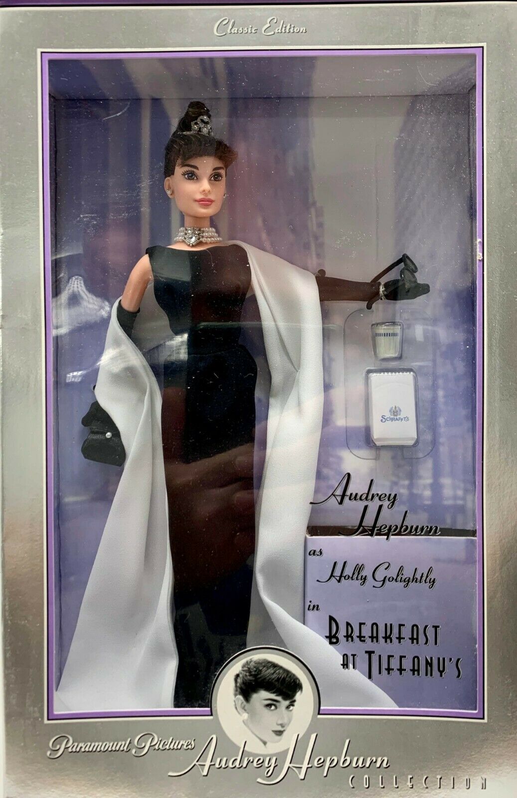 New In Box! - Audrey Hepburn Barbie Breakfast At Tiffany's  - Paramount Pictures
