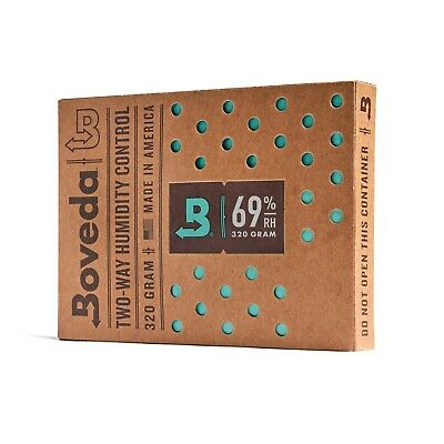 Boveda 69% Rh 2-way Humidity Control | Size 320 For Up To 100 Cigars | 1-count