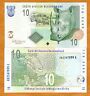 South Africa, 10 Rand, Nd (2009), Pick 128 (128b), Unc Rhino