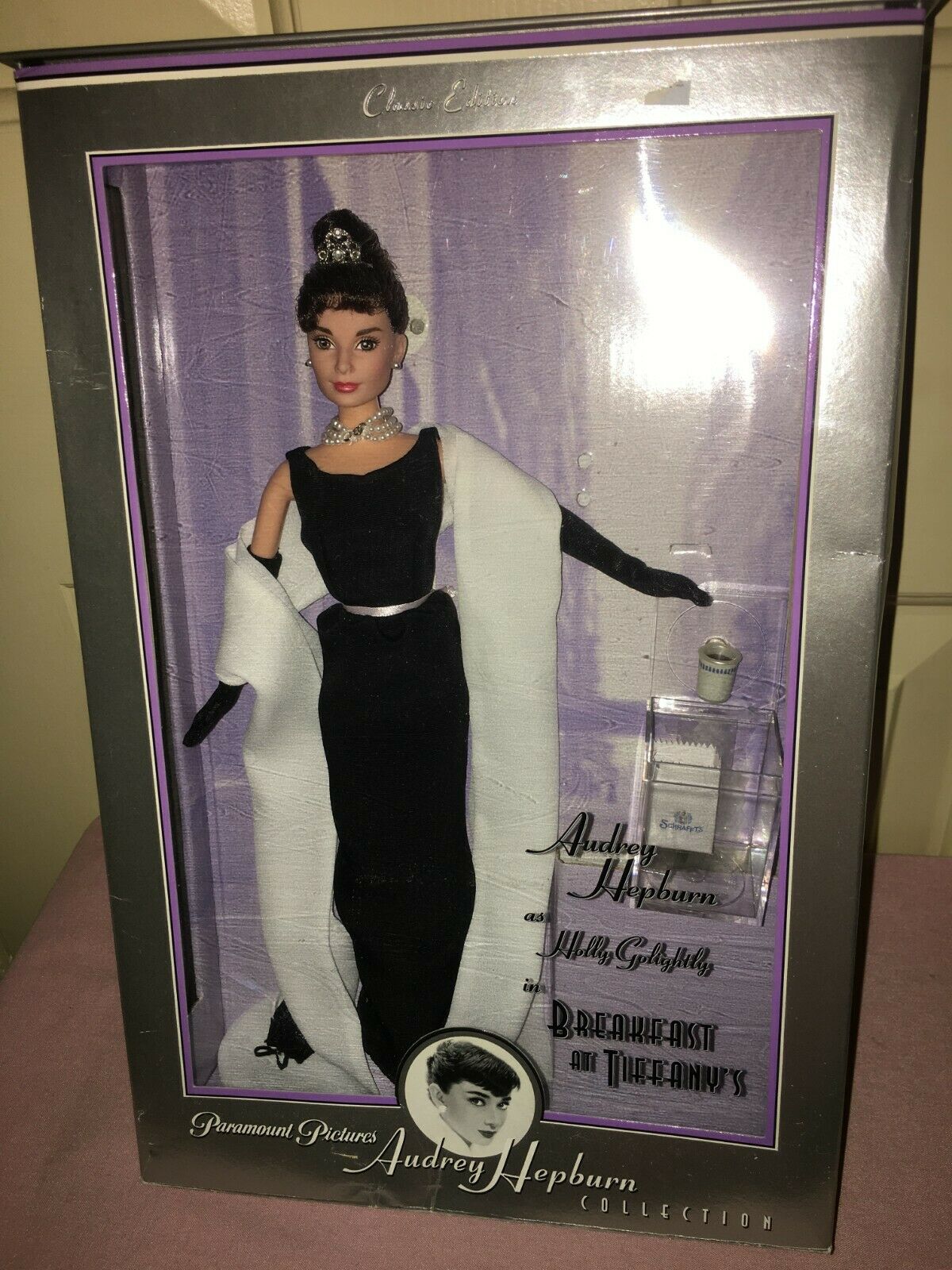 Breakfast At Tiffany's Audrey Hepburn-holly Golightly In Black Gown-loose In Box