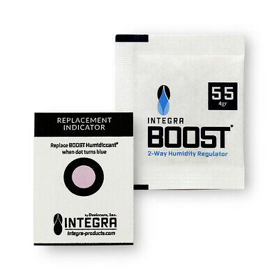 12 Pack Integra Boost Rh 55% 4 Gram Humidity 2 Way Control Humidor Pack