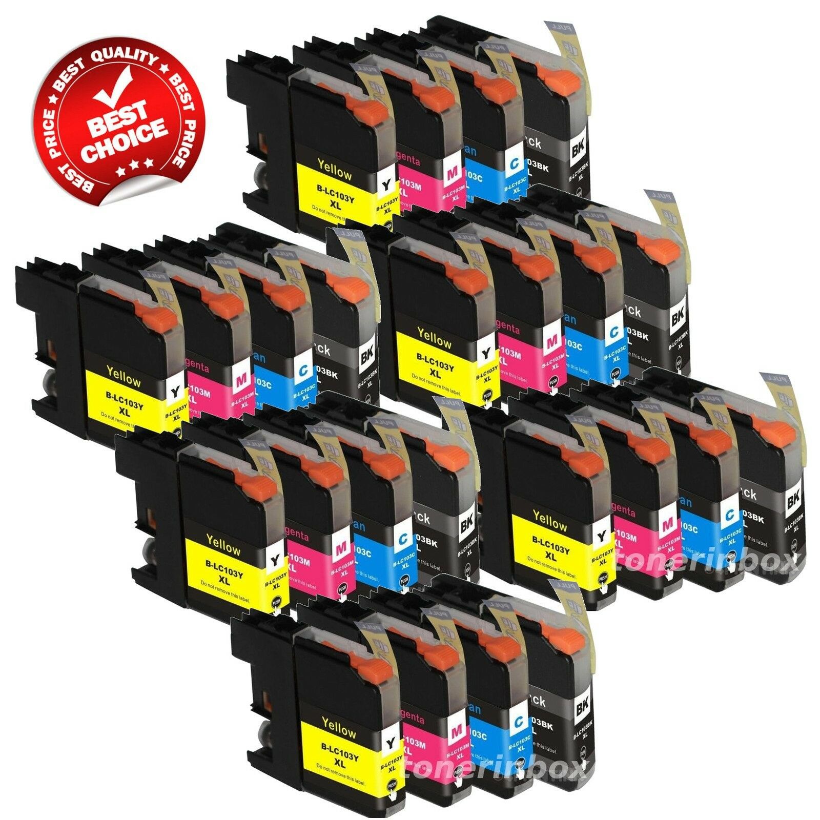24 Pk Lc103xl Ink Cartridge For Brother Lc-103 Mfc-j470dw Mfc-j475dw Mfc-j870dw