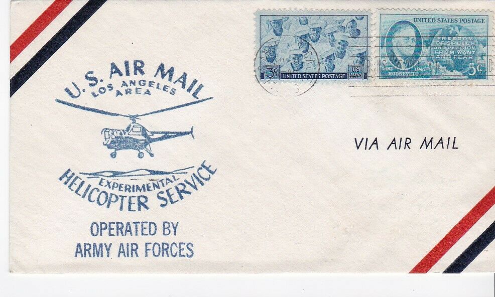 Experimental Helicopter Service Army Air Force Beverly Hills Ca Jul 8 1946