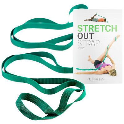 Optp Stretch Out Strap With Instructional Exercise Booklet - Green