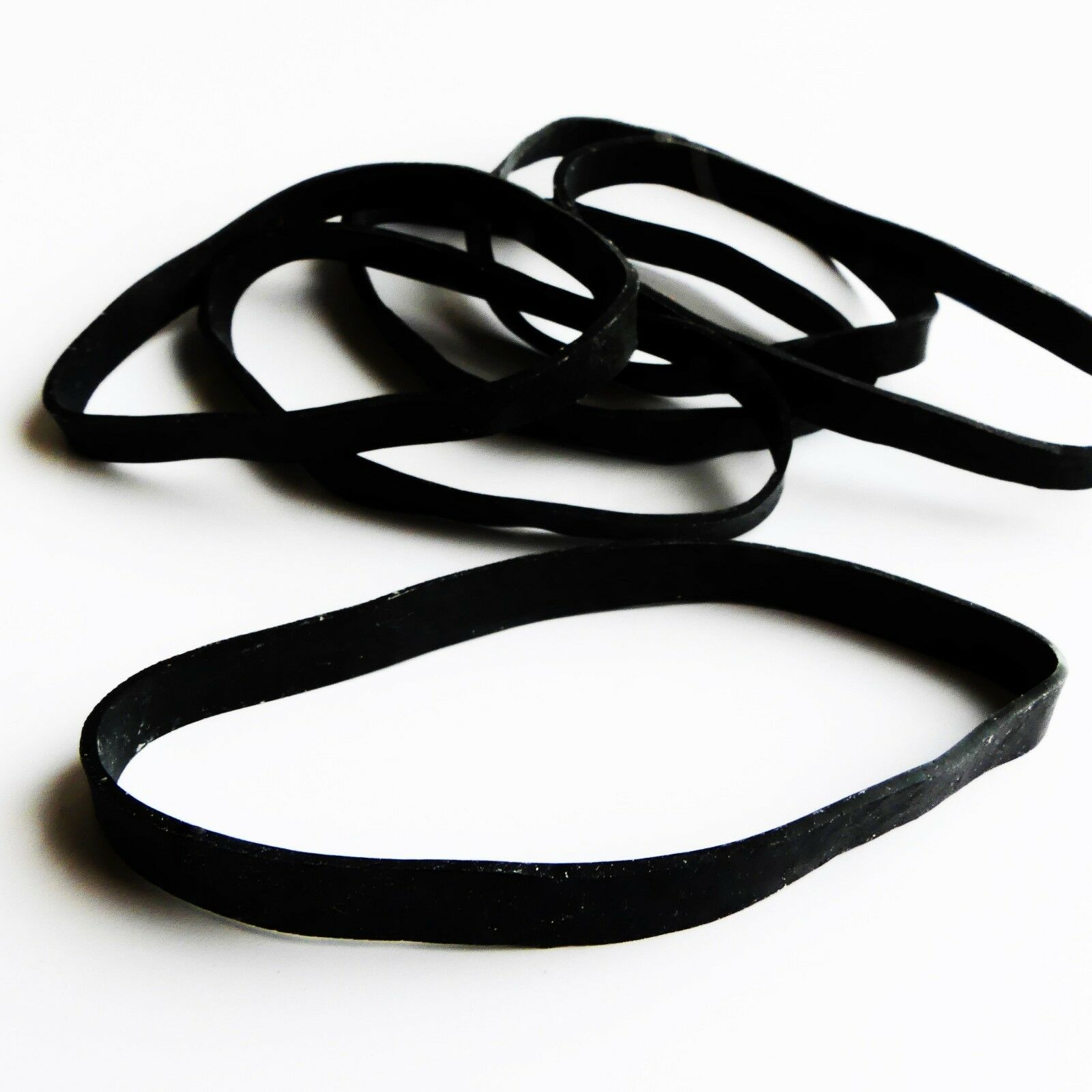 Heavy-duty Large Black Rubber Bands | Resist The Elements (20 Pack- 3.5” X 1/4”)