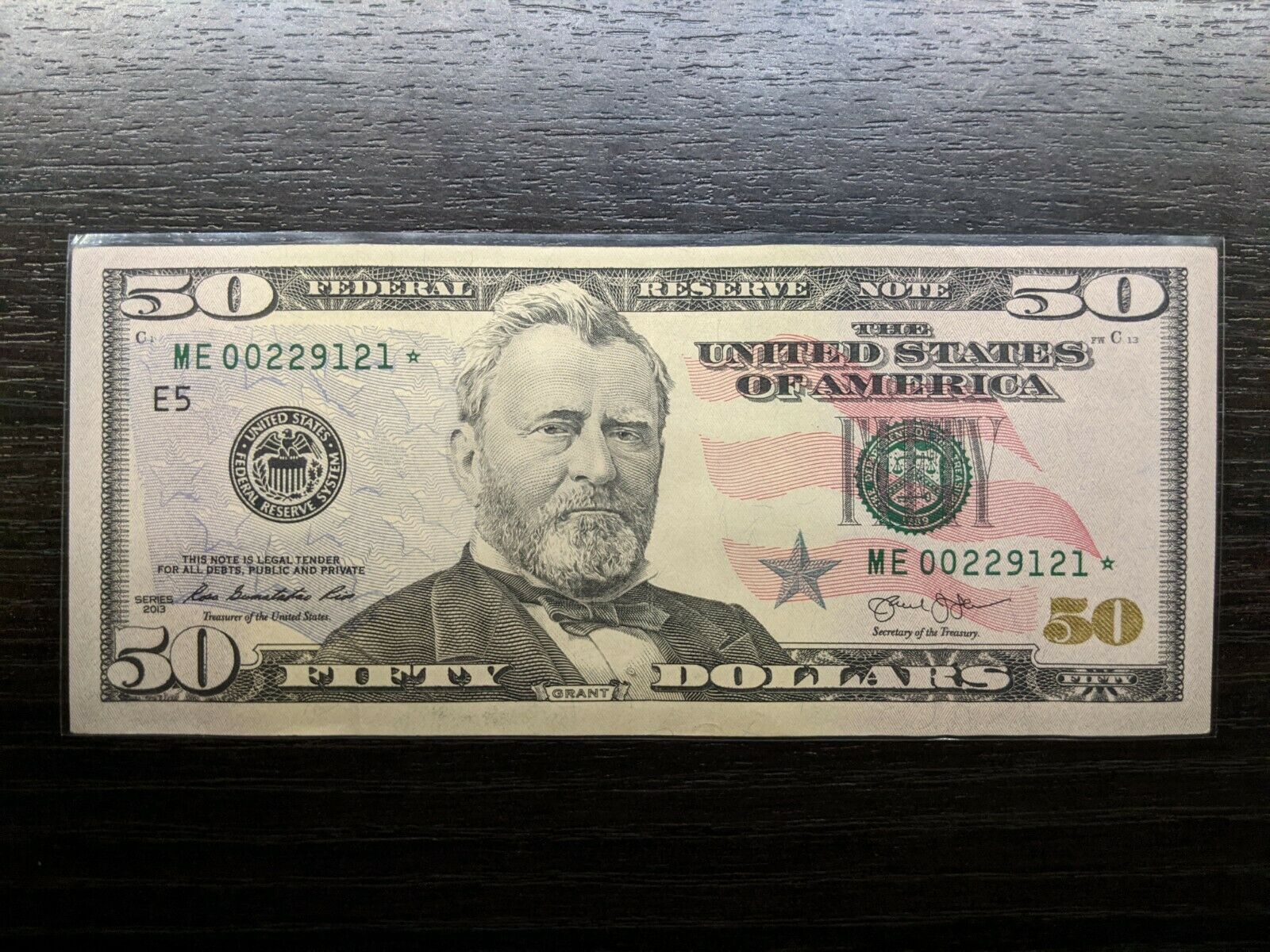 00xxxxx $50 Star Note