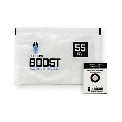 10 Pack Integra Boost Rh 55% 67 Gram Humidity 2 Way Control Humidor Fresh Pack
