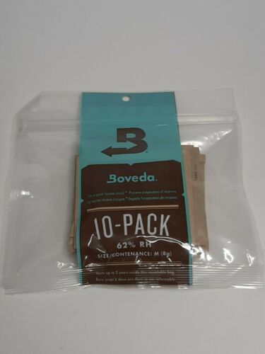 Boveda Original Terpene Shield (10/pack) 8g 2-way Humidity 62% Rh Free Shipping