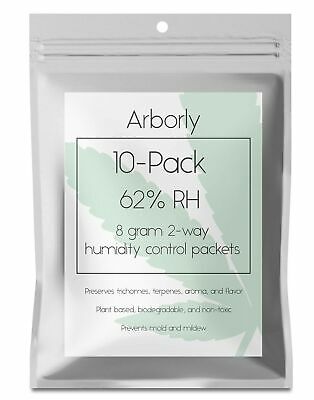 62% Humidity Control Packs - 20 Pack, 8 Grams - All-natural 2-way Packets