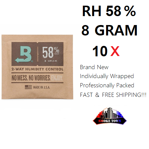10x Boveda Rh 58% 8 Gram Individual Wrapped 2-way Humidity Control Free Shipping