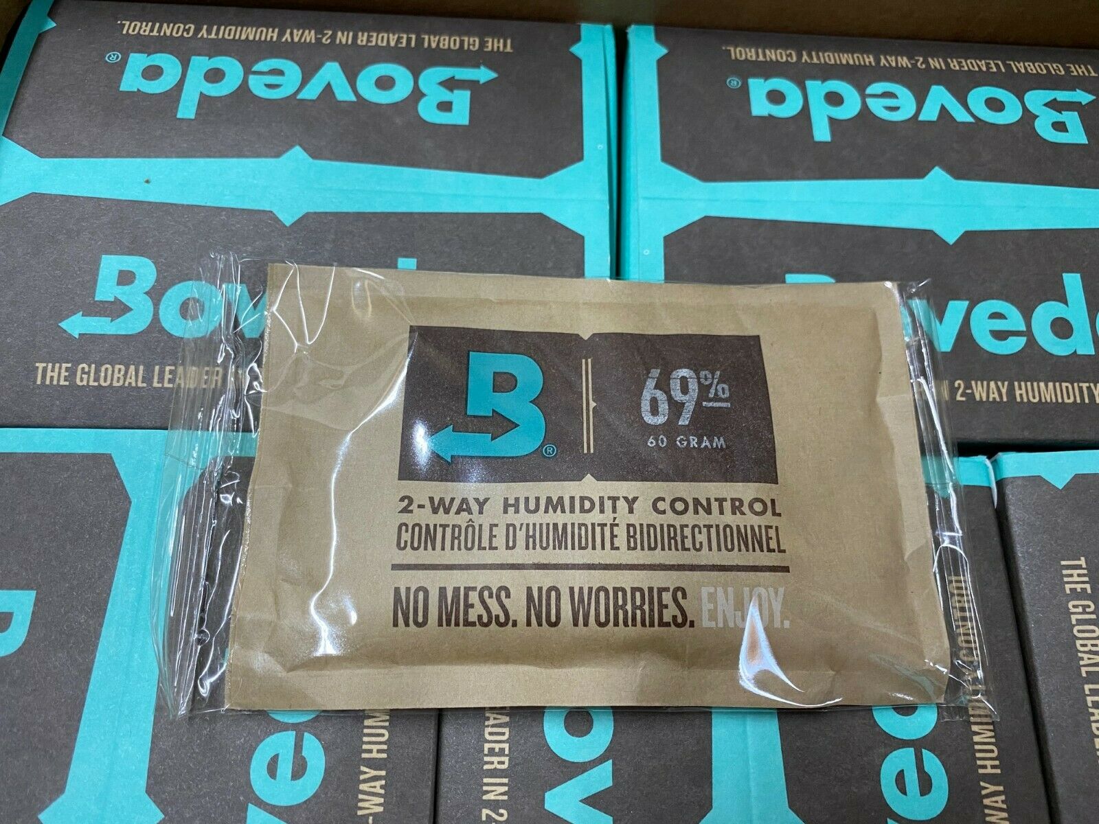 Boveda 2-way 69% Rh Humidity Control (60 Gram) Humidifier Pack (1 Packet)