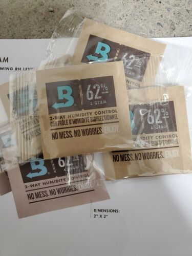 10-pack Boveda Rh 62% 4-gram Packets Humidity 2 Way Control Humidor