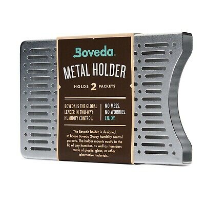 Boveda Aluminum Holder For Humidor | Use With Two (2) Size 60 Boveda | 1-count